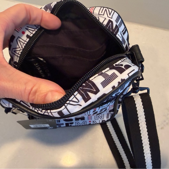 Disney Minnie Mouse Black and White Crossbody Bag - Picture 5 of 7